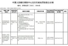 杉德畅刷整理：贵州思南农商银行因未按规定收缴假币等被罚49.15万